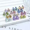 Dongzhou Cristal 8x12 Gota d'Água Pedrarias para Nail Art Super Brilhantes Coloridas Formato de Pera Corte de Alta Qualidade DIY Decorações para Unhas de Boneca