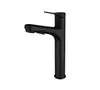 Grifo para lavabo de mesa tipo extraíble agua fría y caliente elevado latón pistola de lavado de baño gris grifo para lavabo de mesa de lavado a mano