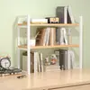 Estante Simples para Mesa, Rack de Armazenamento para Mesa, Mesa de Escritório, Estante Multicamadas para Casa e Estudante, Estante de Livros