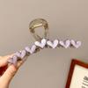Pinza para el Cabello de Dibujos Animados Dulce y Linda para Mujer, Pinza de Lujo Ligero de Alta Gama, Nuevo 2025, Más Fácil de Combinar con el Ambiente, Pinza de Tiburón, Accesorio para el Cabello