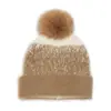 Chapéus de Inverno para Mulheres Amazon Temu Transfronteiriços Outono e Inverno Novo Estilo Chapéus de Lã Chapéus de Tricô Jacquard de Imitação de Visão Proteção de Orelha Chapéus para Mulheres