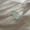 Pinza para el pelo de acetato a rayas frescas, simple y suave, pinza versátil para flequillo lateral, pinza de pico de pato fresca y enérgica