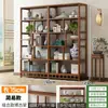 Nuevo vitrina de estilo chino para sala de té, estante para juegos de té, estante para hojas de té, estante de almacenamiento para sala de té, vitrina de estilo vintage para sala de estar y oficina