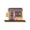 Traje de Modelado de Habitación de Construcción Color Caramelo Creativo Insignia Metálica Divertido Libro de Caricaturas Carrito de Compras Broche Combinado