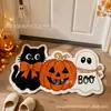 TEMU Amazon TK Más Vendido Felpudo de Calabaza de Halloween, Bruja, Fantasma y Extraterrestre para Entrada, Sala de Estar y Pasillo