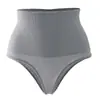 Tanga Modeladora Cintura Alta Controle de Barriga Transfronteiriça Feminina Sem Costura Modelagem Corporal Sexy Levanta Bumbum Sem Entrepernas Plus Size