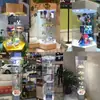Vitrina Exhibidora de Joyería Accesorios Cosméticos Acrílico Perfume Reloj Accesorios Soporte Giratorio Plataforma