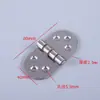 Bisagra de Acero Inoxidable 304 con Esquinas Redondeadas, Bisagra abatible de Apertura Plana para Gabinete Eléctrico, Bisagra para Maquinaria Industrial 40*80*2