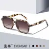 Nuevas gafas de sol aviador cuadradas de moda europea y americana con doble puente, estilo callejero transfronterizo, protección solar, gafas de sol para conducir