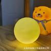 Luz de noche de vinilo al por mayor de fábrica, luz cálida, decoración creativa, lámpara de mesita de noche para dormitorio, sin enchufar, corazón de niña, pequeño regalo
