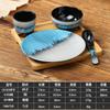 Juego de cuatro piezas de melamina para mesa de hot pot japonés de plástico vajilla restaurante Cuchara y juego de platos vajilla comercial