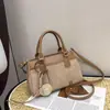 Bolsa de mão de cor contrastante, novidade de verão 2026, alta costura, bolsa de ombro elegante de grande capacidade, bolsa transversal fashion em retalhos