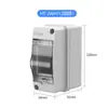 Caja de Distribución PZ30 1P2P Interruptor de Aire DZ47 Caja de Interruptores C45 Montaje Superficial/Empotrado Protección contra Fugas Pequeñas Caja de Interruptores Vacía de Plástico