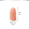 Funda para dedo protésico arte de uñas prótesis de dedo amputado funda de dedo de silicona para belleza persona con discapacidad dedo trigo cruzado Taibao