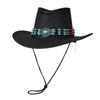 Sombrero Vaquero Occidental para Hombre y Mujer Primavera Verano y Otoño Viajes al Aire Libre Fotografía Sombrilla Sombrero de Jinete Sombrero Jazz de Gran Jinete de Xizang