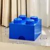 Blocos de Dopamina Montados em uma Pequena Mesa de Centro ao Lado do Sofá, um Armário Lateral Pode Ser Empilhado com uma Caixa de Armazenamento, uma Mesa Pequena para Decoração da Sala de Estar