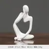 Figura de Pensador Calada Cuidadosamente Figura de Dropshipping Transfronterizo Resina Ecológica Escultura Calada