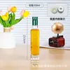 Botella de aceite de vidrio de nogal blanco cristalino 500ml, botella de aceite de camelia 750ml, botella de aceite de vidrio dispensadora de aceite de oliva y aceite de perilla