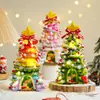 Palito torcido para árvore de Natal, Kit de artesanato DIY de Natal, novo modelo 2026, pequeno enfeite de mesa, presente decorativo