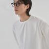 MYQ - Camiseta informal sencilla de manga larga para hombre, camisa básica de algodón puro de otoño, estilo coreano, moderna, con cuello redondo