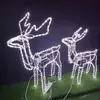 Luzes de fada LED para exterior, luzes em formato de veado, iluminação de paisagem tridimensional de veado, luzes decorativas e shows de luzes sonhadores para festivais