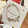 [Pulsera Más Vendida] Pulsera de Perlas Blancas, Estilo Antiguo, Fresca y de Moda, Pulsera de Doble Capa para Mejor Amiga Estudiante, Estilo Nuevo