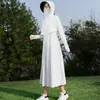 Ropa de Protección Solar Larga para Mujer 2026 Verano Nuevo Estilo Anti-UV Seda de Hielo Delgada Transpirable Chaqueta con Ceñidor en la Cintura para Protección Solar