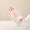 Lindos Guantes de Felpa con Forma de Garra de Gato para Mujer en Otoño e Invierno Estilo K Ins Estudiantes Versátiles de Medio Dedo Pantalla Táctil Engrosados Cálidos Dedos Divididos