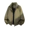 2026 Invierno Nuevo Chaqueta de Algodón para Hombre con Cuello Alto Maillard Talla Grande Ropa Exterior Chaqueta Cálida Holgada para Hombre Ropa de Algodón Hombre