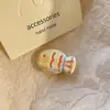 Pinzas para el Cabello Divertidas de Helado Simulado para Niños, Pinzas para Flequillo Lateral de Bebé, Pinzas Lindas para el Cabello de Niñas Pequeñas, Accesorios para el Cabello, Tocado