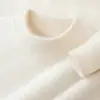 Nuevo suéter de punto de cachemira de doble hilo para hombre de Bai Cai Rong para otoño e invierno, casual de negocios, lujo ligero, versátil y de corte holgado