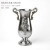 Plata Jarrón de Flores Clásico Maceta Retro Nostálgico Hierro Estilo Europeo Mesa de Boda Flor Adornos de Flores