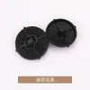Botões de Metal Costurados à Mão em Forma de Cogumelo com Padrão de Grade para Casacos de Lã, Jaquetas, Ternos e Roupas Formais