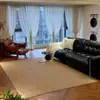 Alfombra Imitación Sisal para Sala de Estar, Felpudo con Patrón de Piña para Sofá de Dormitorio en Casa, Alfombra de Color Sólido Antideslizante y Resistente a Manchas, en Stock para Venta al por Mayor