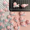 Animais Fofos, Acessórios Criativos para Joias DIY, Acessórios Pequenos de Resina DIY com Cola Creme, Material para Fivela de Sapato com Furo