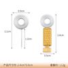 Agulha de Posicionamento para Costura de Artigos de Couro Transfronteiriços Agulha de Fixação para Costura DIY em Couro Localizador de Linha de Costura Agulha de Costura Agulha de Costura Solta