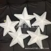 Estrella de cinco puntas de espuma 20 cm Estrella de cinco puntas de Poliestireno Decoración navideña suministro de fabricantes multimodelo