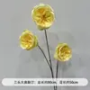 Flores de Casamento Amarelas Falsas Flores para Caminho de Palco Arranjo de Noivado Flores de Chão Decoração de Casa Enfeites de Flores Artificiais