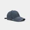 Boné de Baseball com Copa Macia Ampliada e Aprofundada, Boné de Sarja Denim Lavado e Desgastado para Mulheres com Grande Circunferência de Cabeça, Aba Larga, Chapéu Emagrecedor para Homens