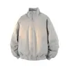 Chaqueta de Vuelo de Algodón para Hombre Estilo Americano de Jack, Abrigo de Algodón con Cuello Alto a Prueba de Tres Cosas para Hombre, Chaqueta de Trabajo Retro Ma1 Abrigo de Algodón