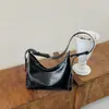 Bolsa Melanoid para Axila Feminina 2026 Novo Estilo Tendência Outono Retrô para o Trabalho Bolsa de Ombro Único Moda Versátil Bolsa Transversal