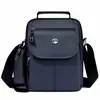 Nova Moda Masculina Tendência Bolsa Pequena Casual Business Bolsa de Ombro Único Bolsa Transversal Bolsa Portátil Multifuncional com Armazenamento Impermeável