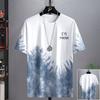 Playera Fresca de Malla de Hielo de Verano para Hombre de Secado Rápido de Manga Corta para Jóvenes Marca de Moda Holgada Cuello Redondo Top Ligero