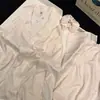 Pijama Largo de Manga Larga de Seda Fina para Mujer, Jacquard de Patrón Oscuro, Estampado de Dibujos Animados de Hello Kitty, Estilo Suave, Conjunto de Casa Femenino
