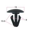 YT0257 Cubierta universal remache hebilla de plástico hebilla de maletero de techo tira de sellado hebilla de clavo de sauce