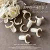 Ferramentas de Nail Art Anel de Dedo Cartão Anel Acrílico Cor Natural Alta Transparência Esmalte em Gel Cartão de Cores para Exibição Prática de Nail Art Pontas de Unha