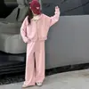 Conjunto Casual para Niñas Primavera y Otoño 2026 Nueva Moda Sudadera Cardigan Chaqueta Ropa Deportiva Conjunto de Dos Piezas