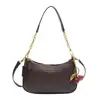 Bolso Vintage Elegante y de Moda 2026 Modelo Nuevo Bolso de Hombro Color Sólido de Gama Alta Gran Capacidad para Viajes Diarios Bolso Cruzado para Mujer
