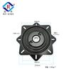 Base Giratoria para Silla de Barra de 6 a 10 Pulgadas, Placa Giratoria de Rebote de 180 Grados para Silla Gamer, Herraje de Base para Silla de Ocio a