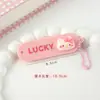 Peine Plegable de Gatito Lindo de Dibujos Animados Rosa para Flequillo Suave Peine Portátil para Desenredar el Cabello